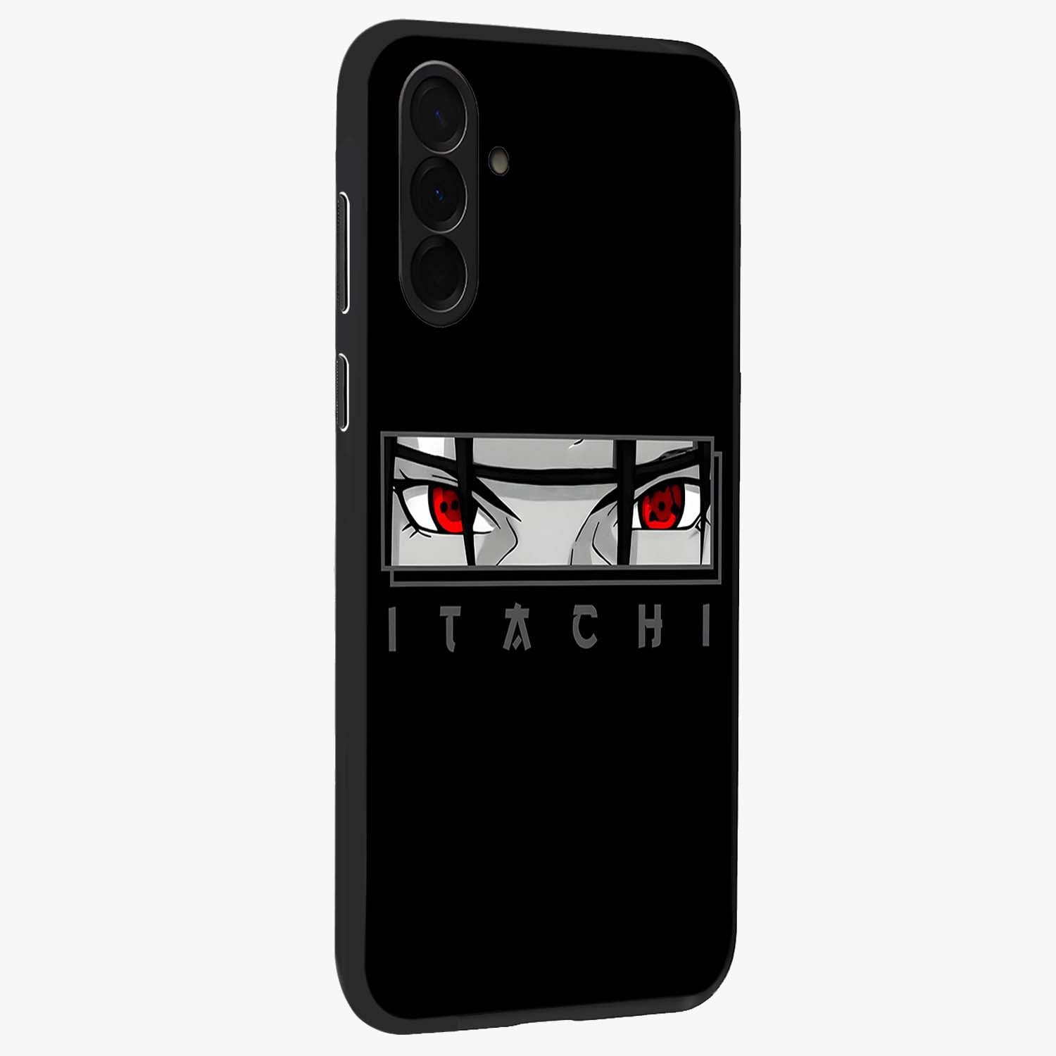 Scarlet Gaze Dominance Glass Case upright view showcasing powerful dramatic artwork with dominant artistic theme.