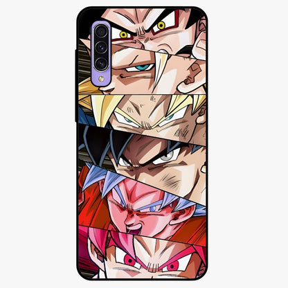 Anime Character Glass Case showing flat back view with vibrant anime artwork and glossy glass finish.