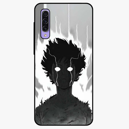 Awakened Inner Rage Glass Case showing flat back view with intense artistic artwork and glossy glass finish.