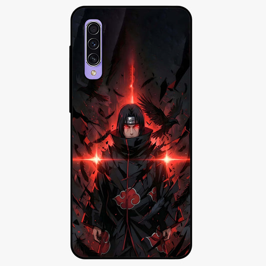 Focus Mode On Glass Case showing flat back view with bold motivational typography design and glossy glass finish.