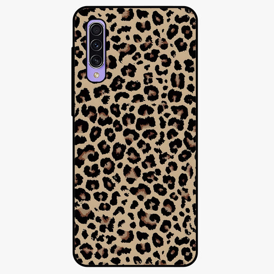 Savage Chic Pattern Glass Case showing flat back view with stylish patterned artwork and glossy glass finish.