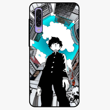 Silent Psychic Awakening Glass Case showing flat back view with mystical psychic themed artwork and glossy glass finish.