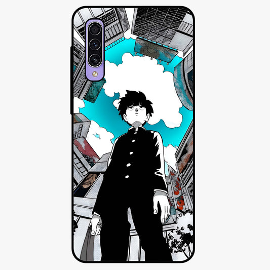 Silent Psychic Awakening Glass Case showing flat back view with mystical psychic themed artwork and glossy glass finish.