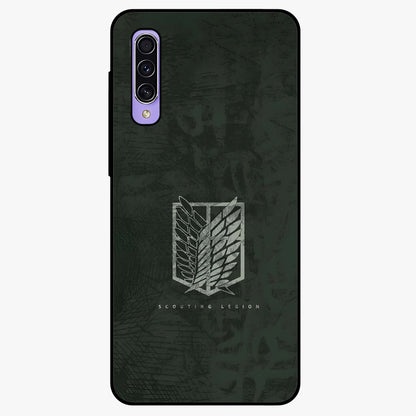 Wings Of Freedom Glass Case showing flat back view with symbolic wings artwork and glossy glass finish.