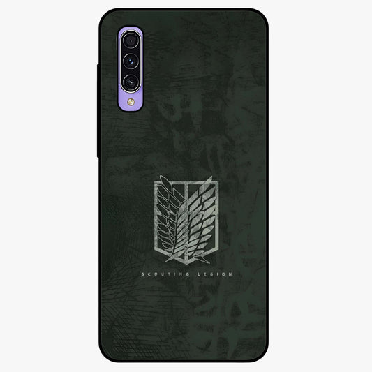 Wings Of Freedom Glass Case showing flat back view with symbolic wings artwork and glossy glass finish.