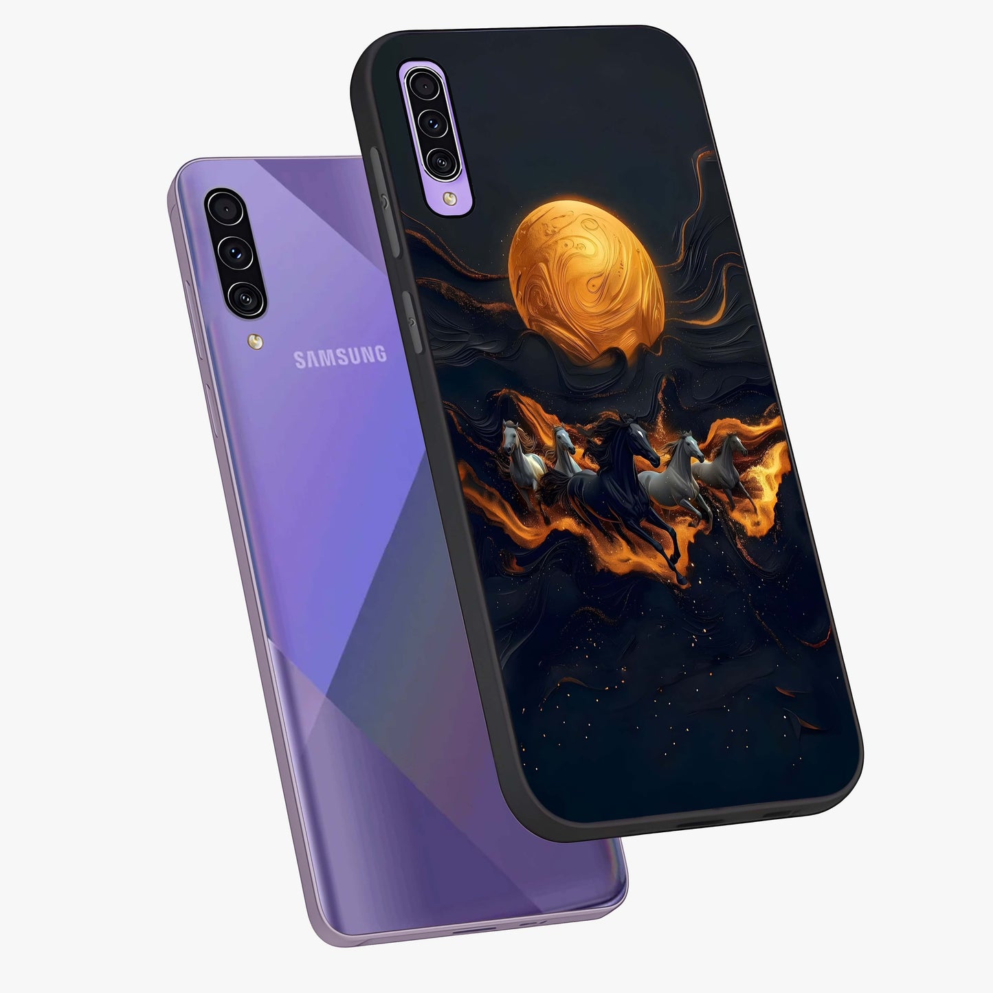 Golden Royal Heritage Glass Case displayed in angled mockup highlighting luxurious heritage design with golden aesthetic style.