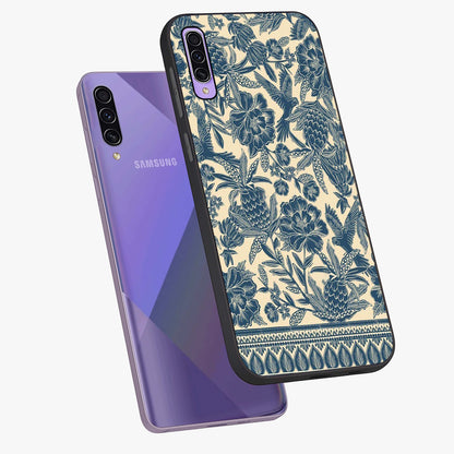 Heirloom Wild Bloom Glass Case displayed in angled mockup highlighting botanical bloom design with classic aesthetic style.