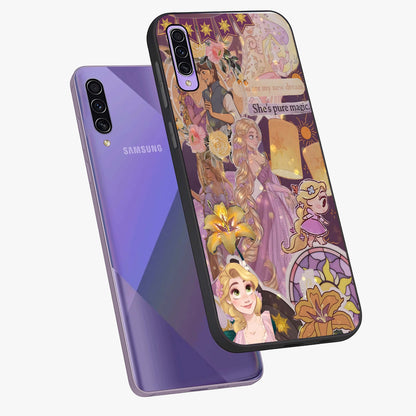 Magical Tangled Dream Glass Case displayed in angled mockup highlighting whimsical fantasy design with magical aesthetic.
