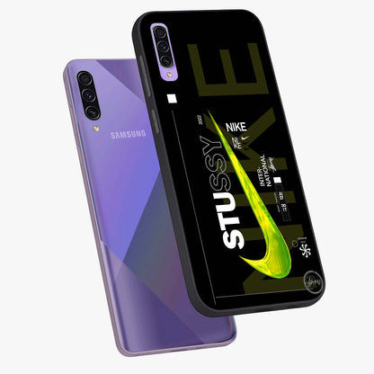 Neon Street Edition Glass Case displayed in angled mockup highlighting vibrant urban design with bold street aesthetic.