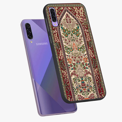 Persian Inspired Glass Case displayed in angled mockup highlighting intricate traditional design with elegant cultural aesthetic.