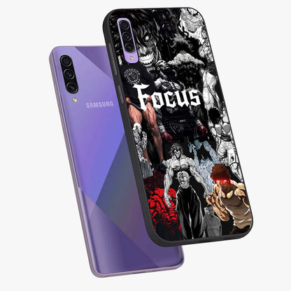 Relentless Power Focus Glass Case displayed in angled mockup highlighting bold statement design with modern aesthetic style.