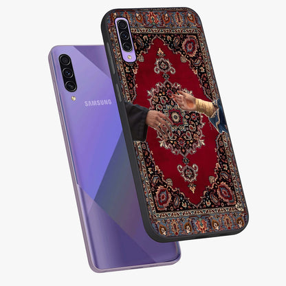 Royal Touch Reach Glass Case displayed in angled mockup highlighting sophisticated design with refined luxury aesthetic.