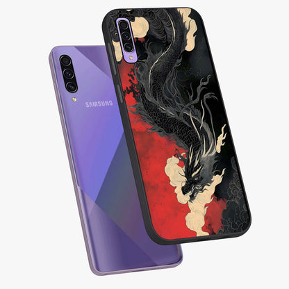 Shadow Dragon Fury Glass Case displayed in angled mockup highlighting powerful dragon illustration with dark fantasy aesthetic.