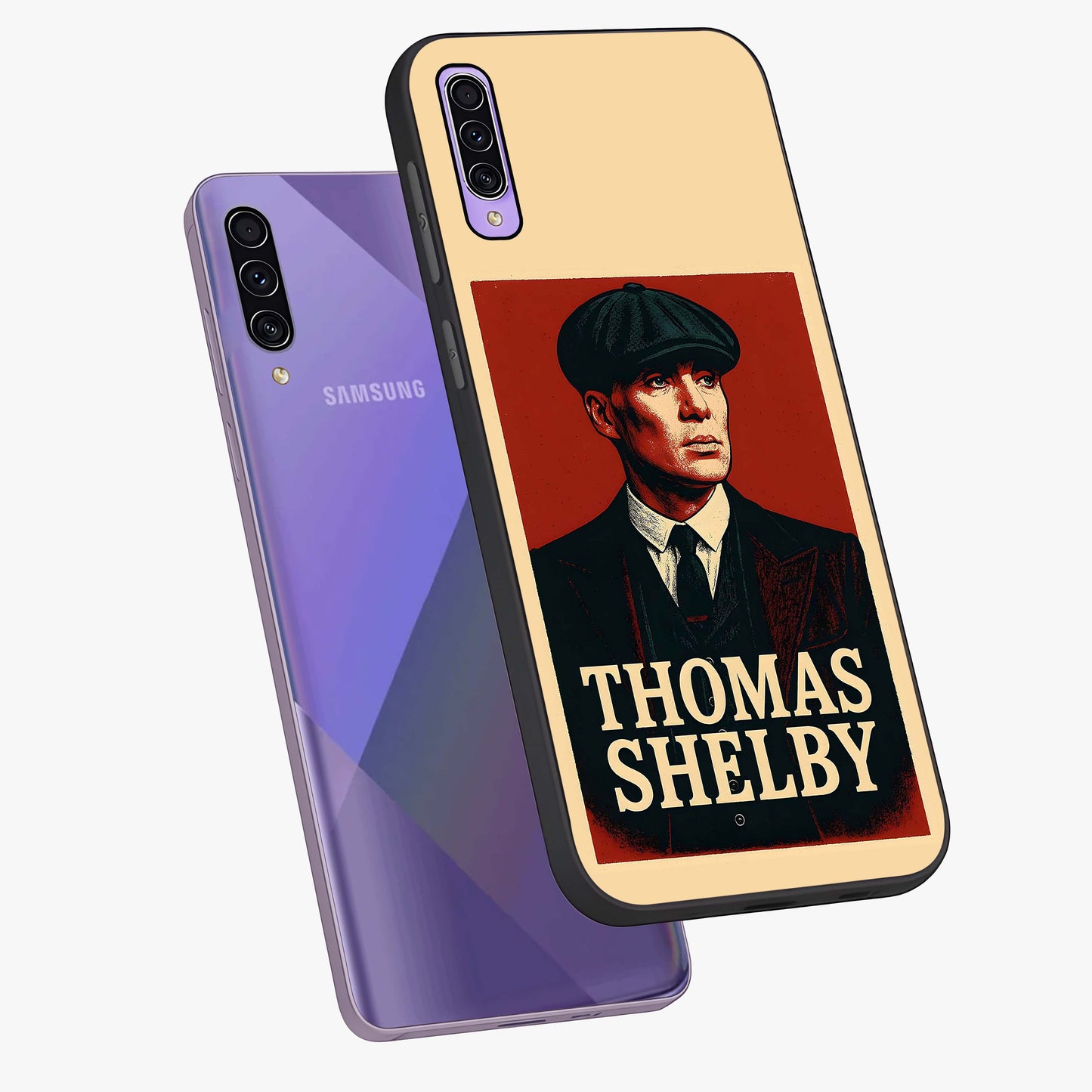 Vintage Mafia Authority Glass Case displayed in angled mockup highlighting powerful retro design with classic gangster aesthetic.