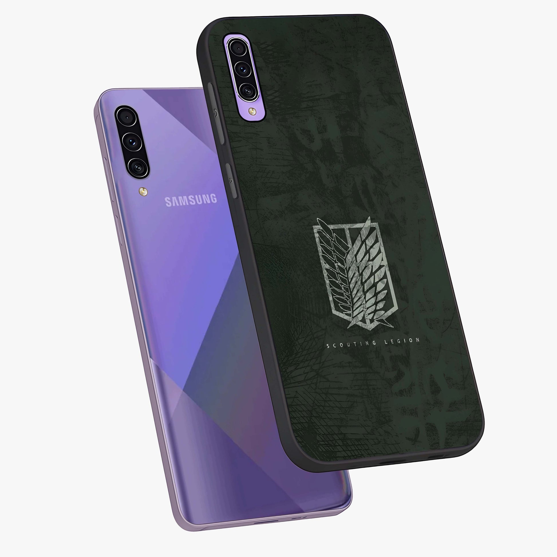 Wings Of Freedom Glass Case displayed in angled mockup highlighting graceful wing design with inspirational aesthetic.