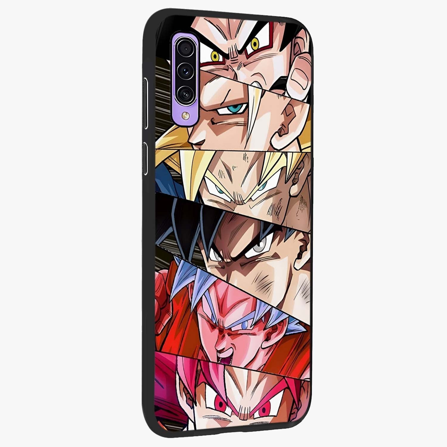Anime Character Glass Case upright view showcasing expressive anime artwork with bold graphic style.