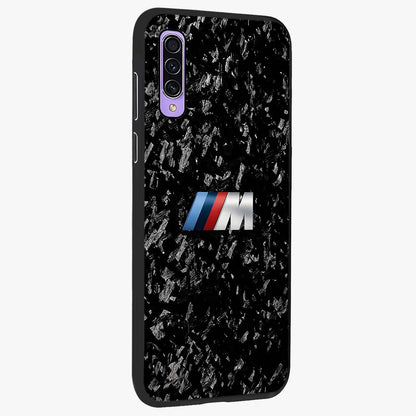 Carbon Speed Mark Glass Case upright view showcasing modern carbon speed graphic with bold automotive theme.