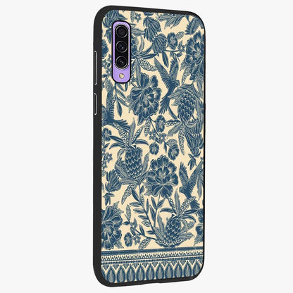 Heirloom Wild Bloom Glass Case upright view showcasing delicate wildflower artwork with timeless floral theme.