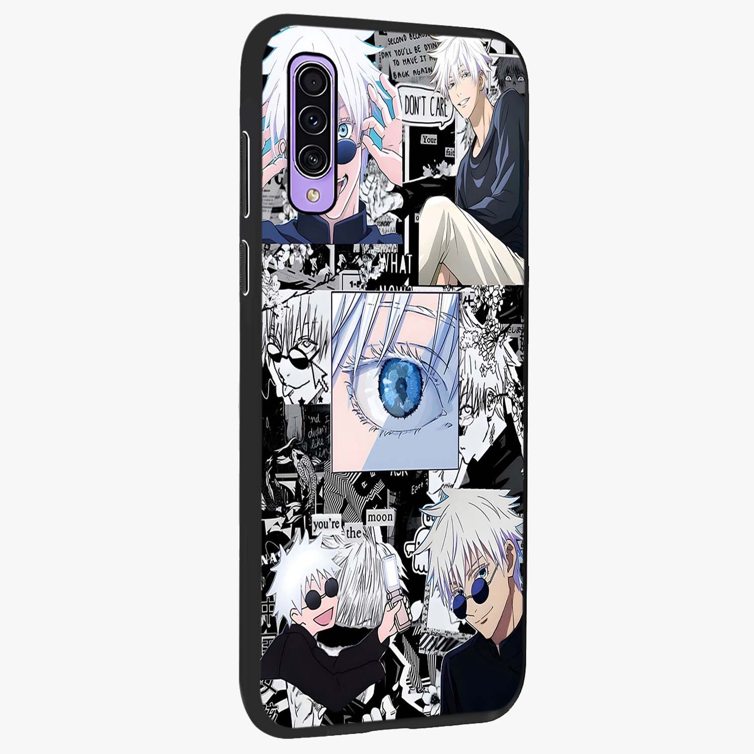 Infinity Sorcerer Chaos Glass Case upright view showcasing dramatic sorcerer artwork with chaotic mystical theme.