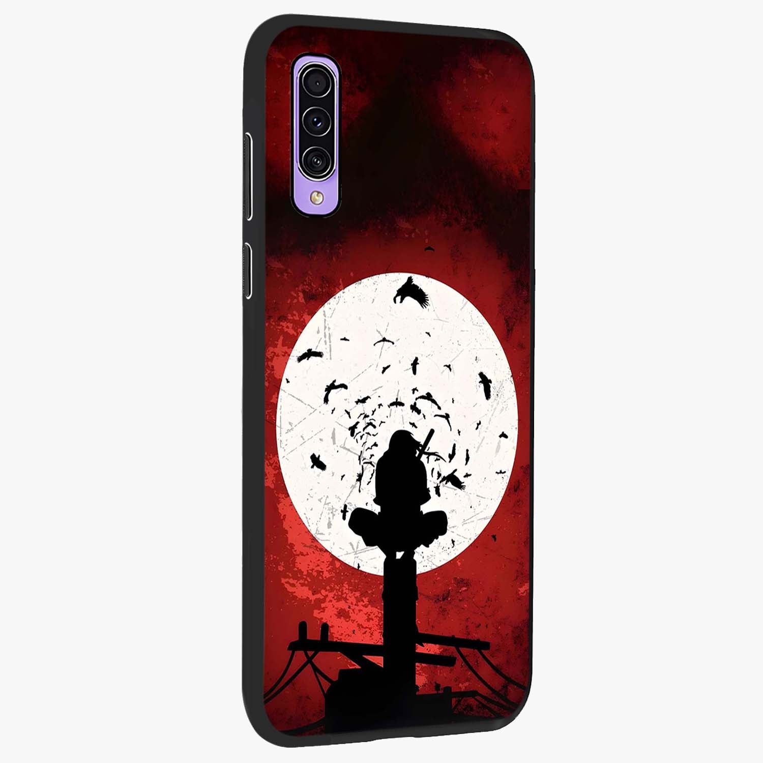 It Comes In Waves Quote Glass Case upright view showcasing calm wave artwork with motivational quote theme.