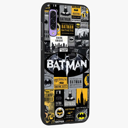 Knight Gotham Rise Glass Case upright view showcasing bold vigilante themed artwork with gothic city vibe.