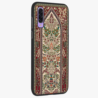 Persian Inspired Glass Case upright view showcasing decorative Persian artwork with rich heritage theme.