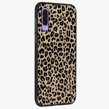 Savage Chic Pattern Glass Case upright view showcasing trendy decorative artwork with edgy fashion theme.