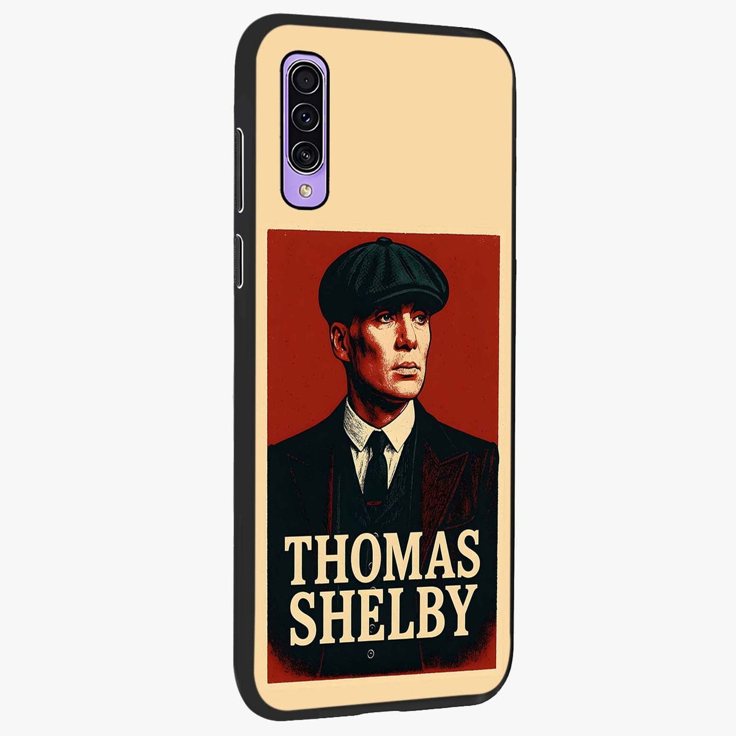 Vintage Mafia Authority Glass Case upright view showcasing dramatic vintage artwork with iconic authority theme.
