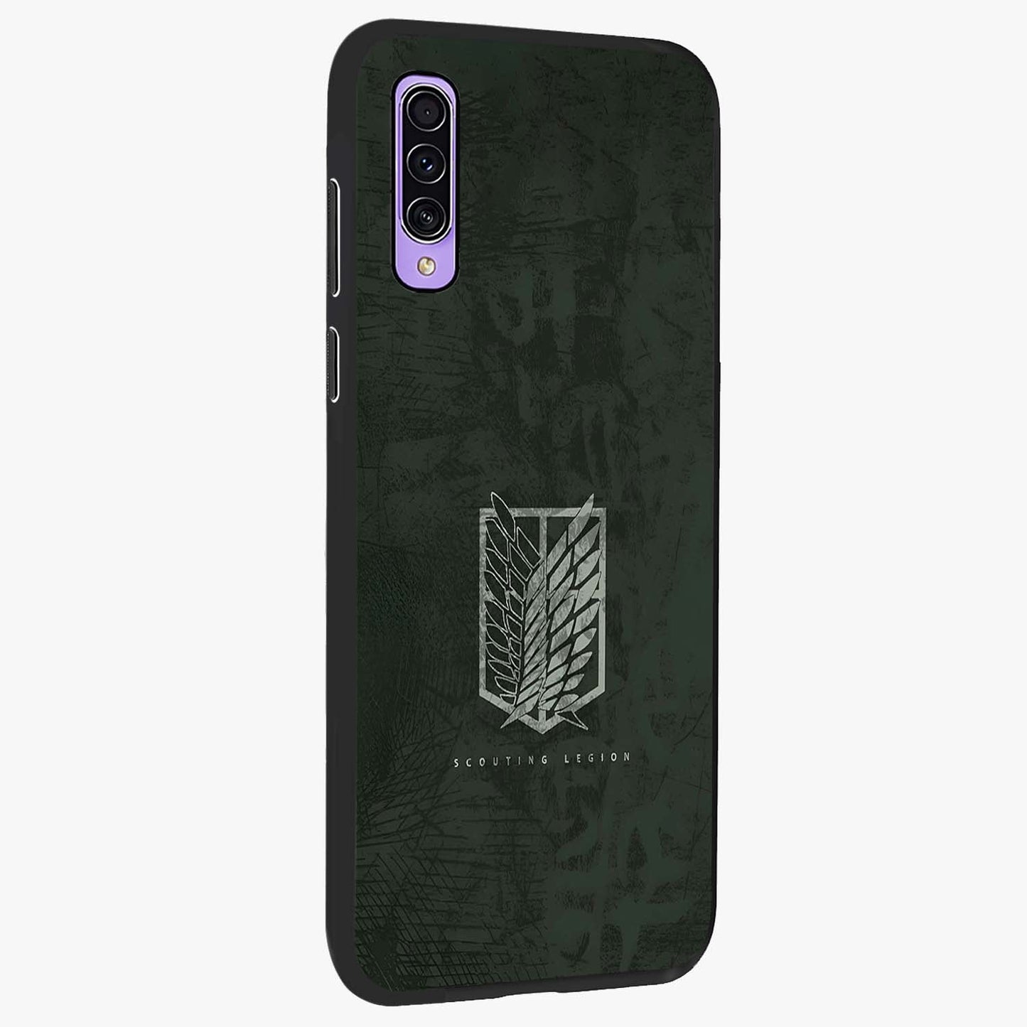Wings Of Freedom Glass Case upright view showcasing powerful wings artwork with freedom themed design.