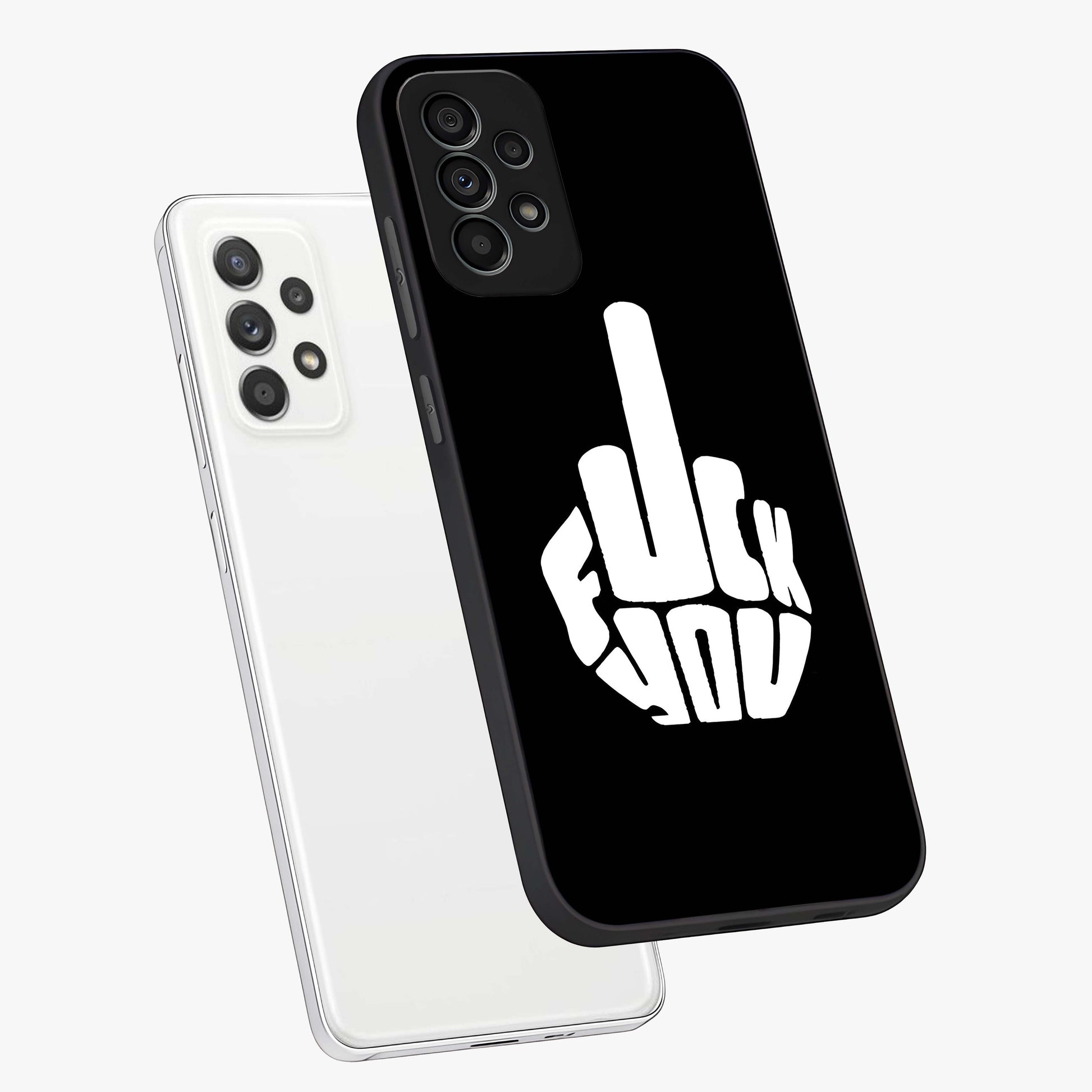 Rebel Mode On Glass Case displayed in angled mockup highlighting edgy text design with modern street aesthetic.