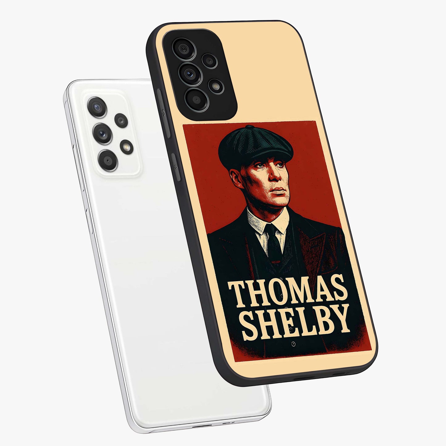 Vintage Mafia Authority Glass Case displayed in angled mockup highlighting powerful retro design with classic gangster aesthetic.