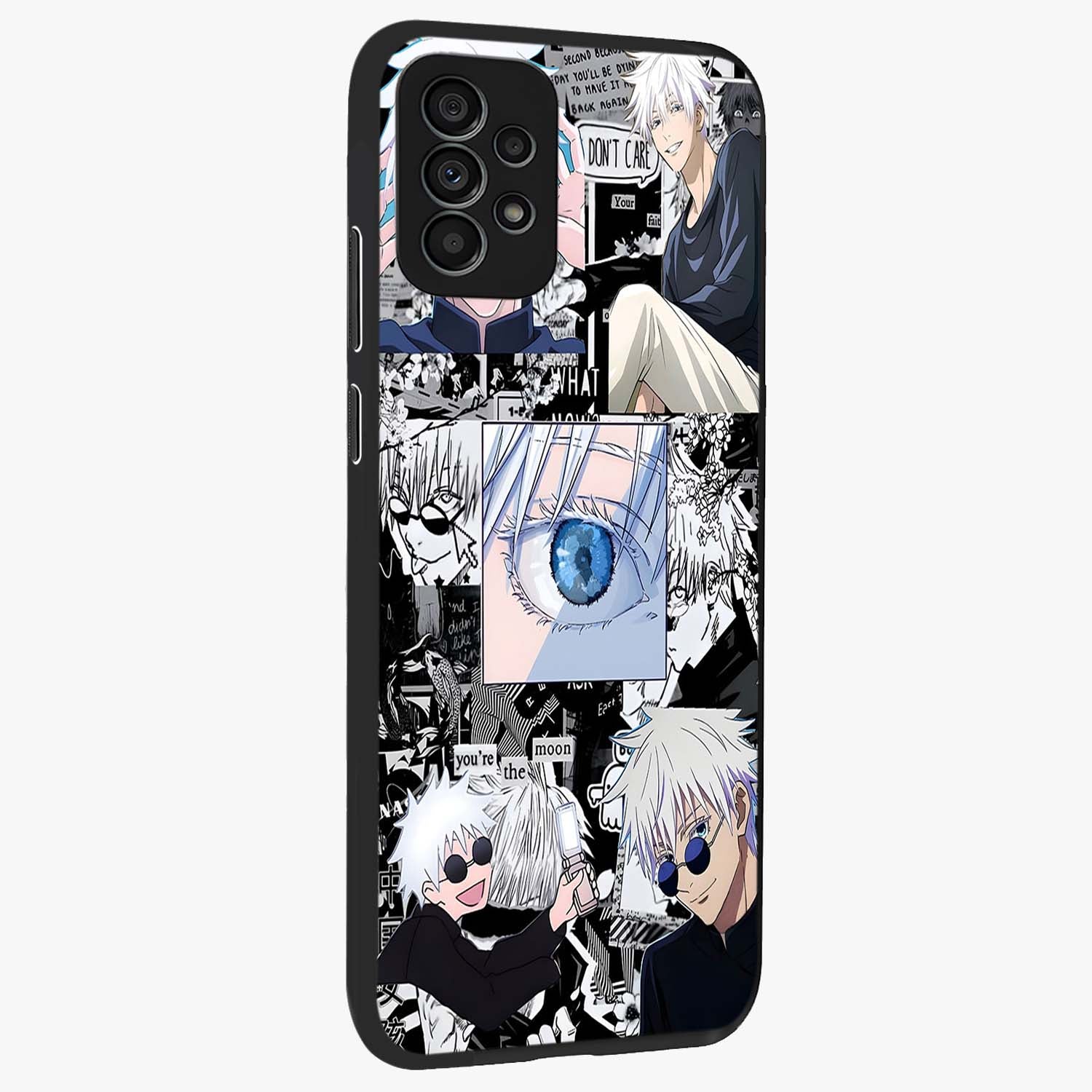 Infinity Sorcerer Chaos Glass Case upright view showcasing dramatic sorcerer artwork with chaotic mystical theme.