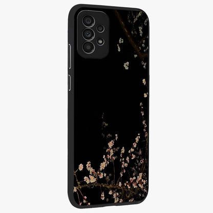 Petal Moon Light With Custom Name Glass Case upright view showcasing elegant floral moon artwork with personalized aesthetic.