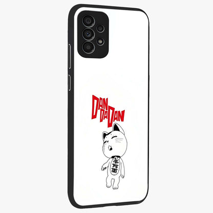Playful Spirit Charm Glass Case upright view showcasing vibrant charm artwork with fun artistic theme.
