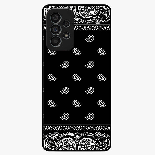 Retro Rebel Threads Glass Case showing flat back view with vintage street style artwork and glossy glass finish.