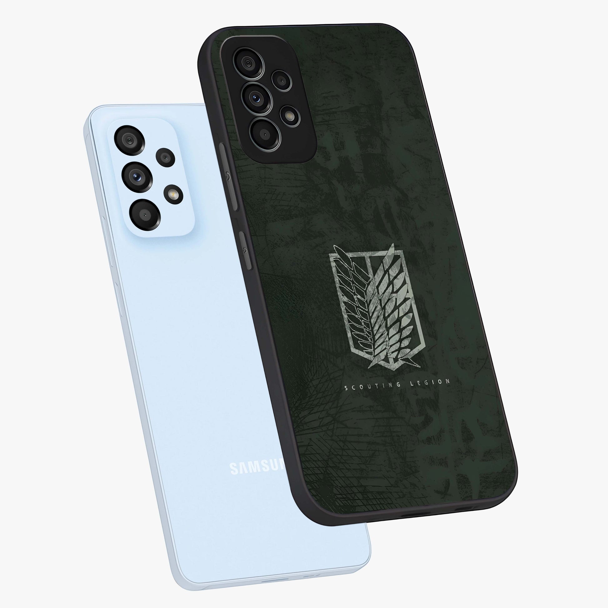 Wings Of Freedom Glass Case displayed in angled mockup highlighting graceful wing design with inspirational aesthetic.