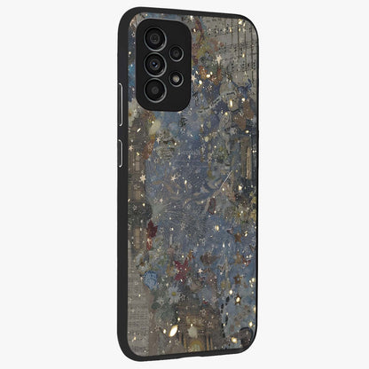 Aesthetic Astrolophia Glass Case upright view showcasing soft aesthetic theme with stylish modern look.