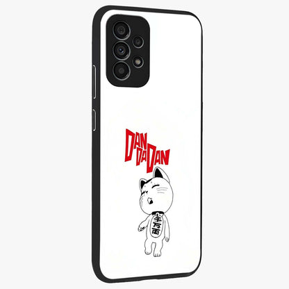 Playful Spirit Charm Glass Case upright view showcasing vibrant charm artwork with fun artistic theme.