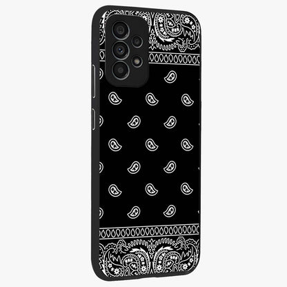 Retro Rebel Threads Glass Case upright view showcasing stylish vintage artwork with bold retro theme.