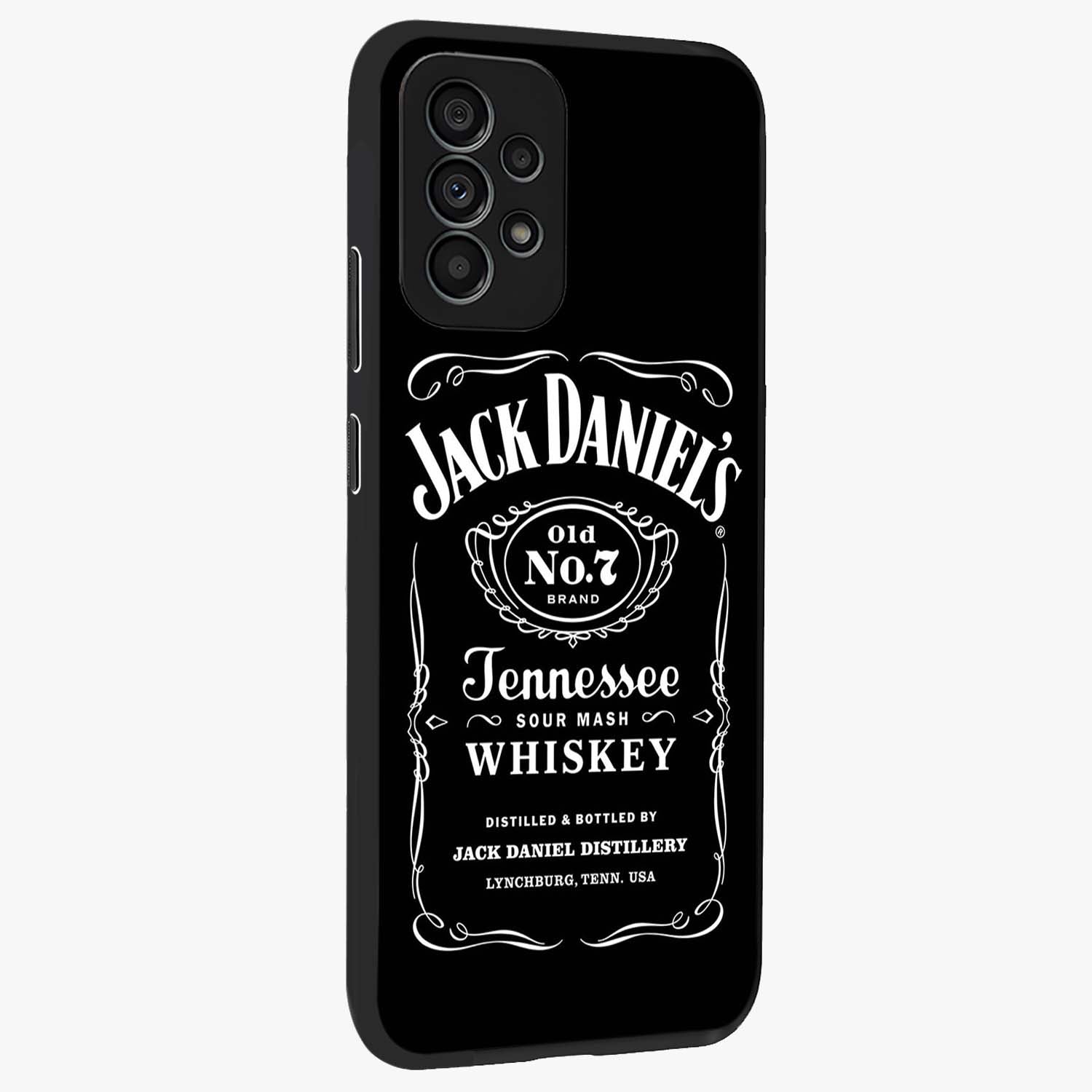 Vintage Whiskey Heritage Glass Case upright view showcasing stylish vintage whiskey artwork with timeless bar culture theme.