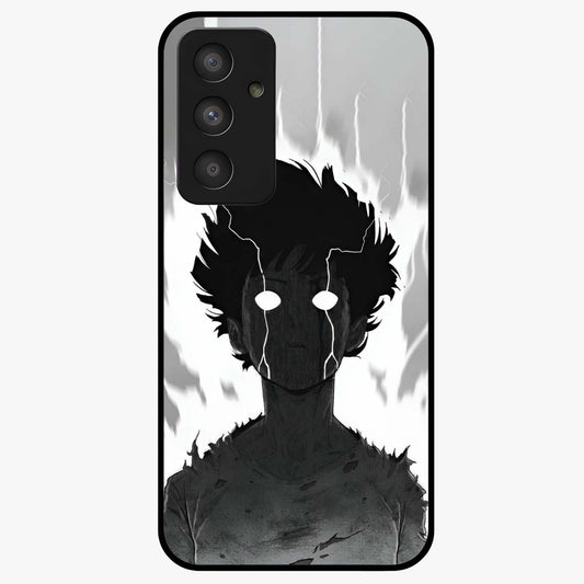 Awakened Inner Rage Glass Case showing flat back view with intense artistic artwork and glossy glass finish.