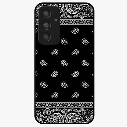 Retro Rebel Threads Glass Case showing flat back view with vintage street style artwork and glossy glass finish.