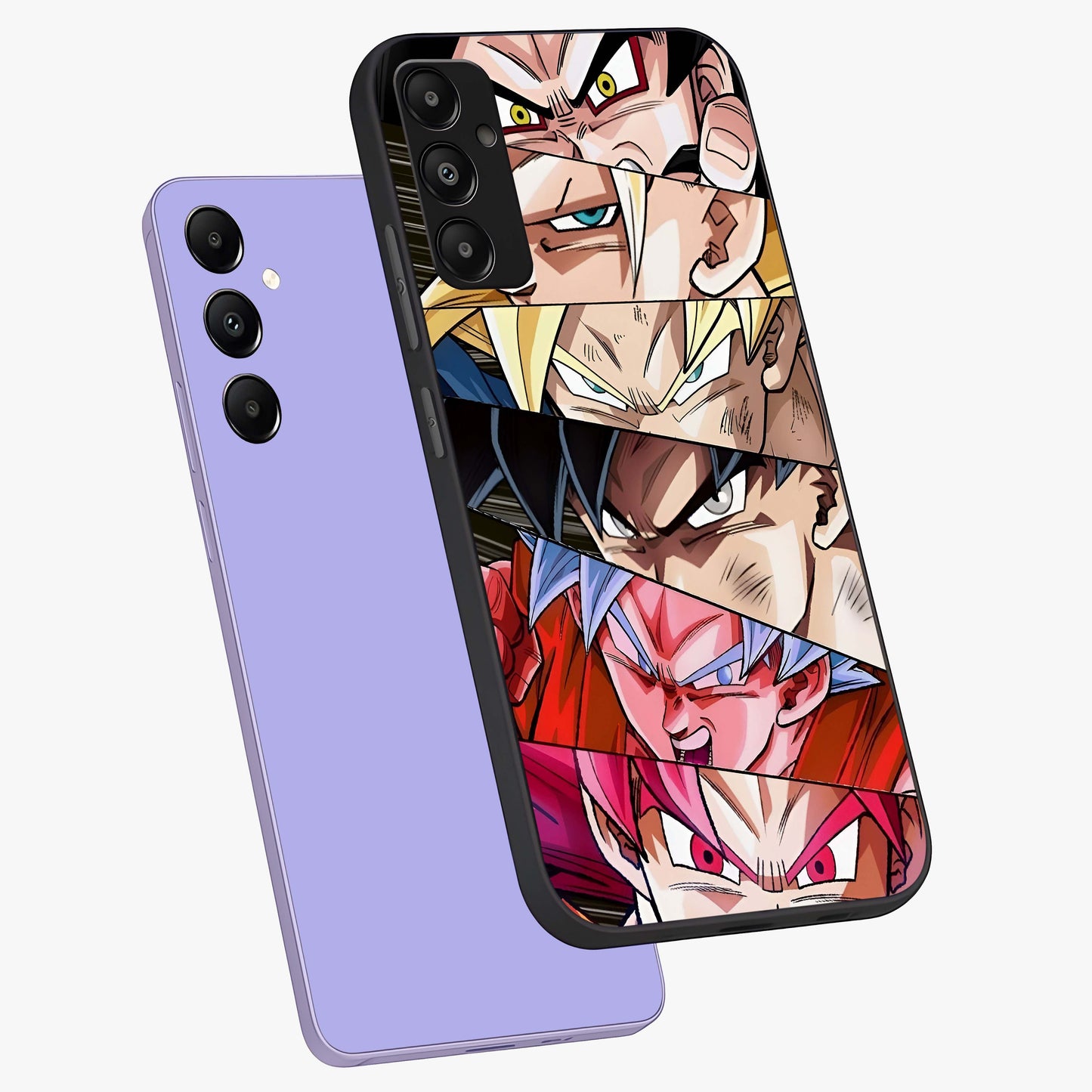 Anime Character Glass Case displayed in angled mockup highlighting colorful anime character illustration.
