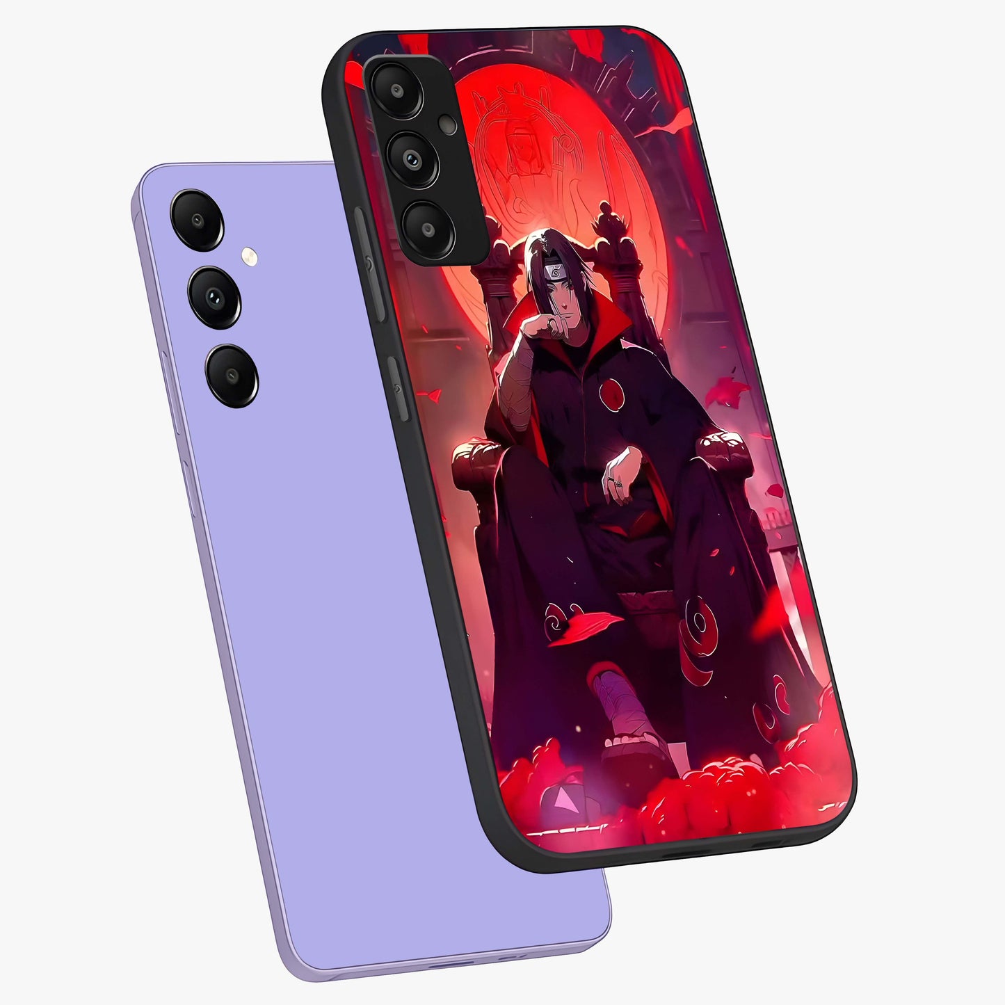 Blood Moon Sovereign Glass Case displayed in angled mockup highlighting dark celestial moon design and dramatic theme.