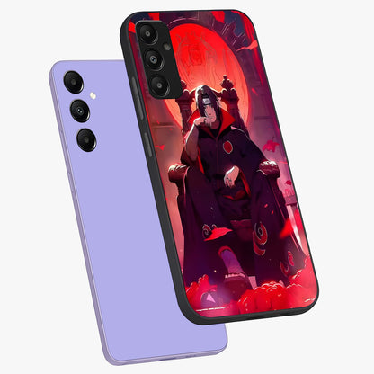 Blood Moon Sovereign Glass Case displayed in angled mockup highlighting dark celestial moon design and dramatic theme.