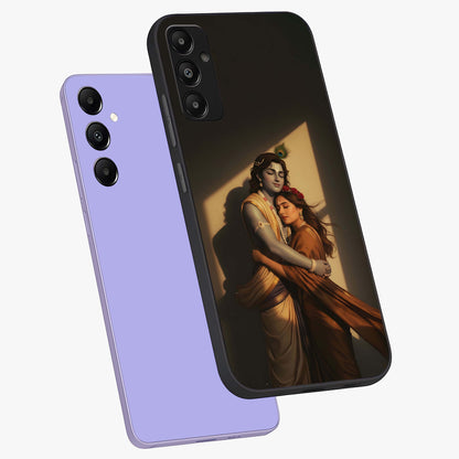 Divine Eternal Love Glass Case displayed in angled mockup highlighting elegant divine inspired design with peaceful aesthetic.