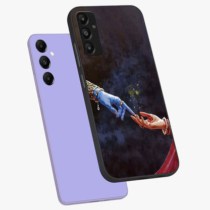 Divine Touch Eternal Glass Case displayed in angled mockup highlighting elegant divine inspired design with calm aesthetic style.