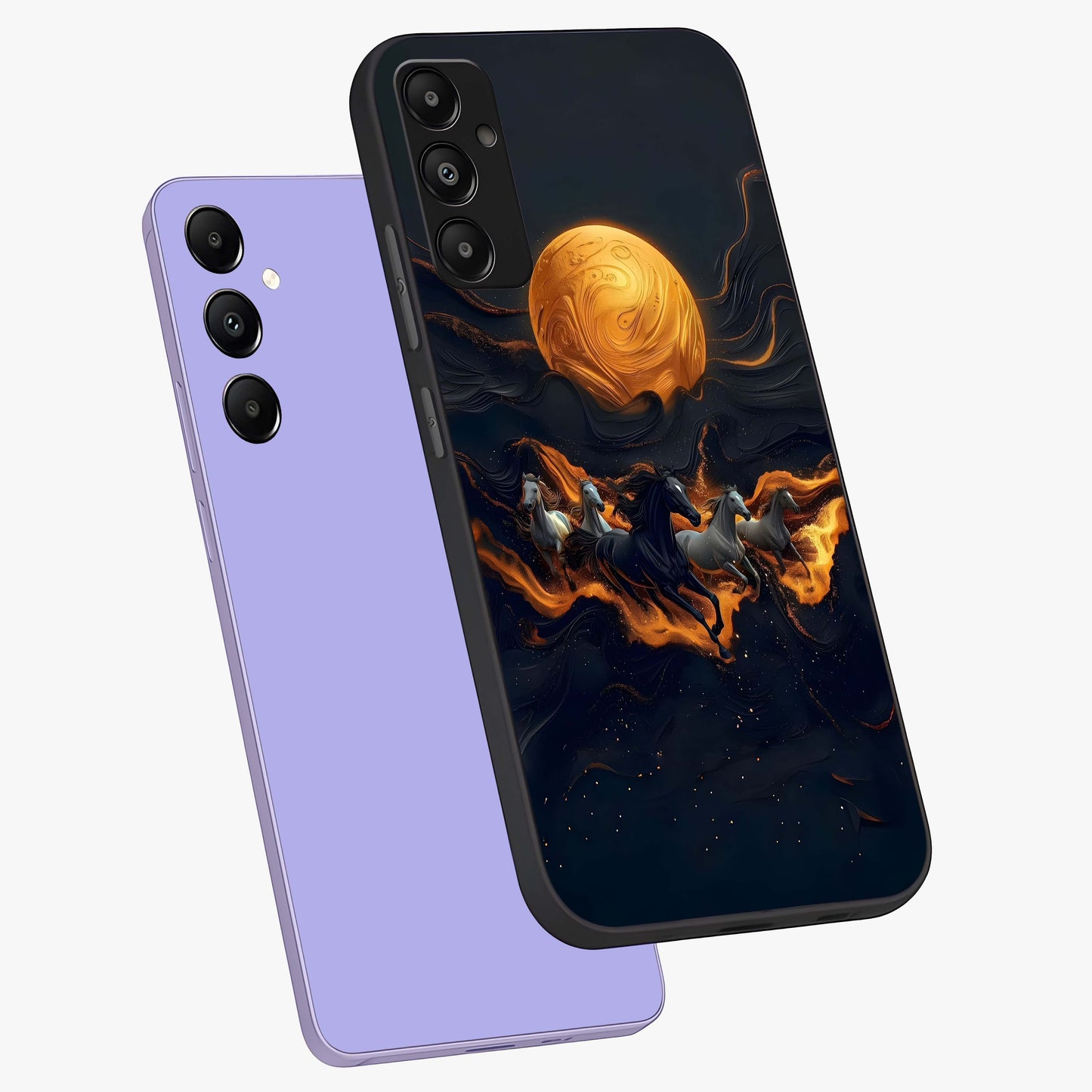 Golden Royal Heritage Glass Case displayed in angled mockup highlighting luxurious heritage design with golden aesthetic style.