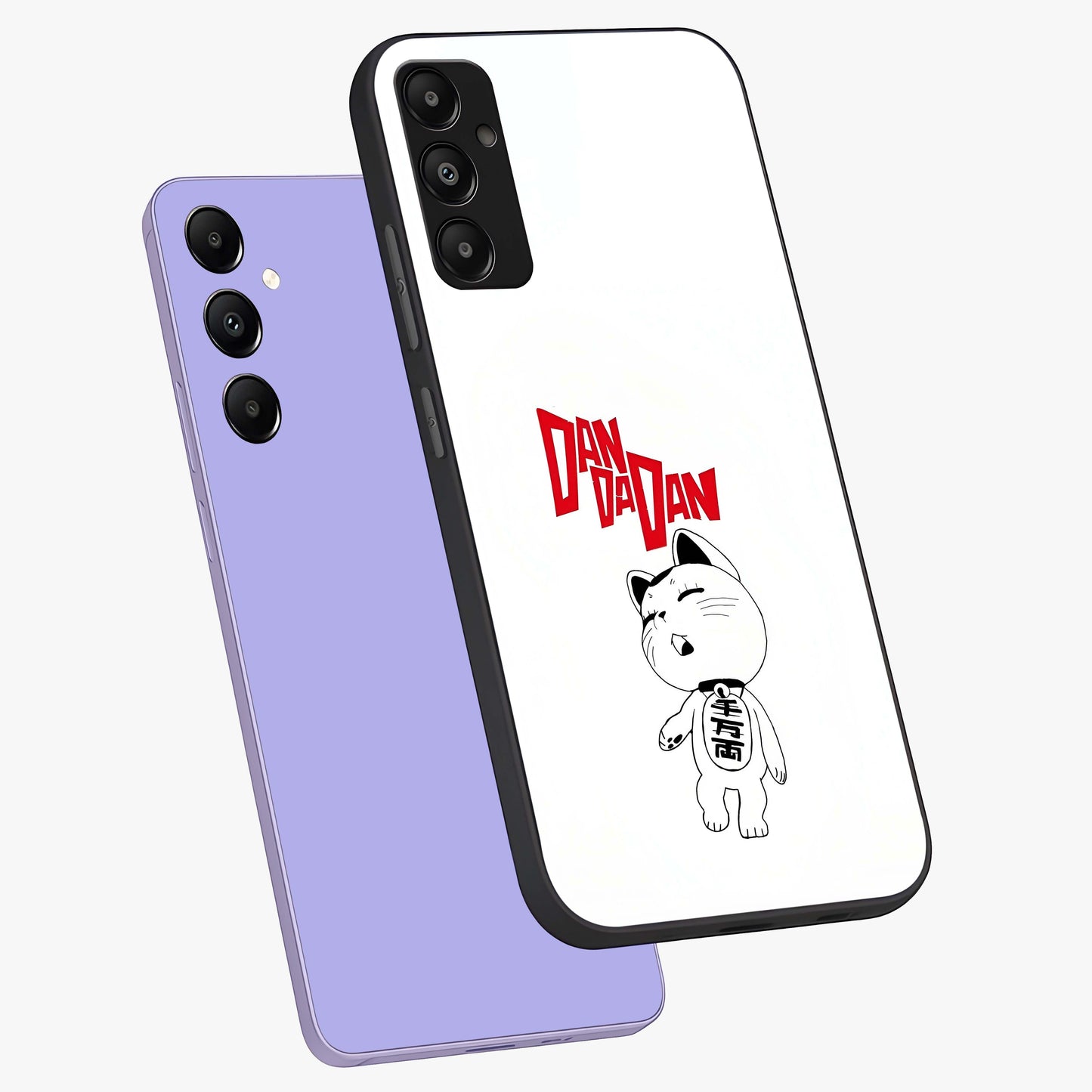 Playful Spirit Charm Glass Case displayed in angled mockup highlighting lively decorative design with playful aesthetic style.