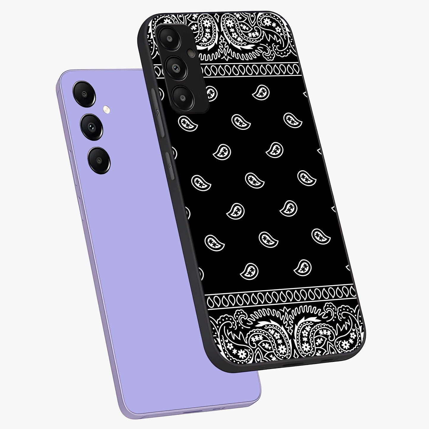 Retro Rebel Threads Glass Case displayed in angled mockup highlighting retro inspired graphic design with rebellious aesthetic.